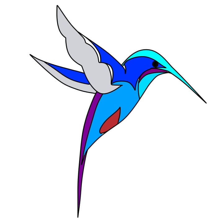 dibujos de Como-dibujar-un-colibri-Paso-8-2