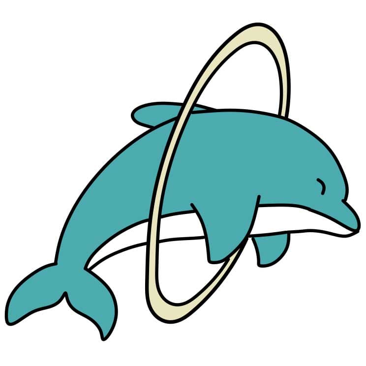 dibujos de Como-dibujar-un-delfin-Paso-7-2