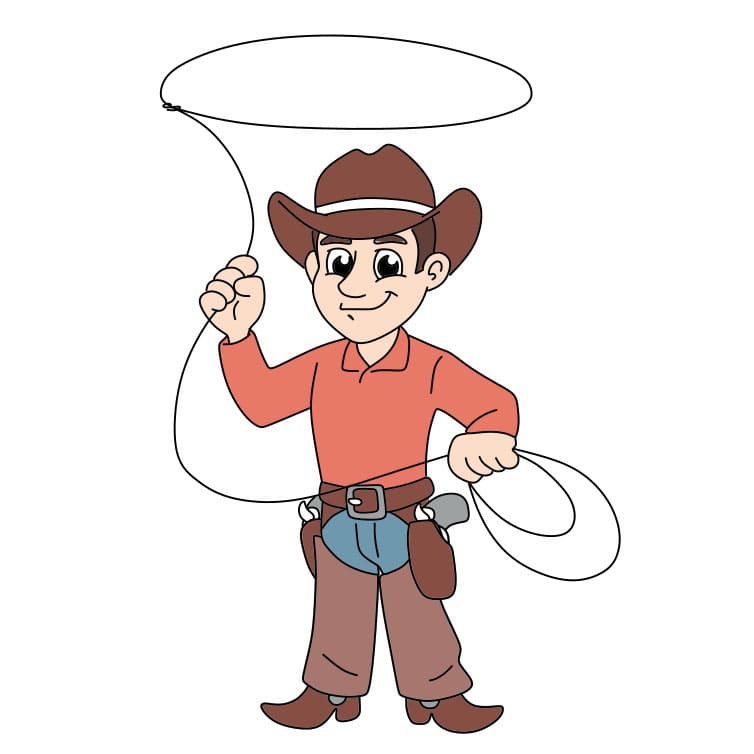 dibujos de Como-dibujar-vaquero-Paso-9-4