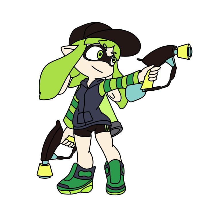 dibujos de Como-dibujar-Splatoon-Paso-1-0