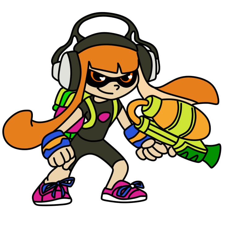 dibujos de Como-dibujar-Splatoon-Paso-11