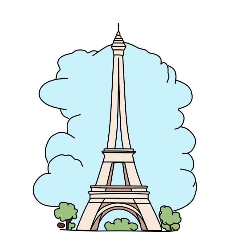 dibujos de Torre Eiffel