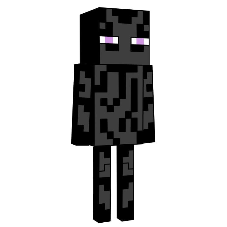 dibujos de Como-dibujar-a-Enderman-Paso-8