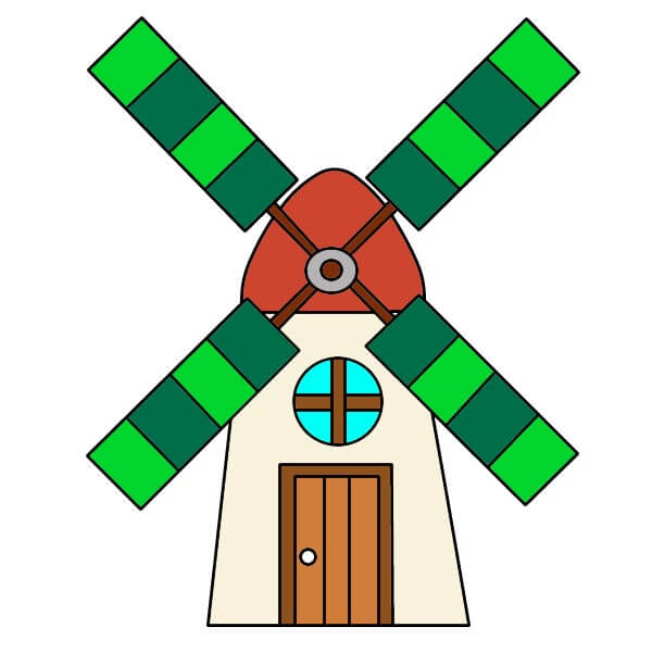 dibujos de Molino de Viento
