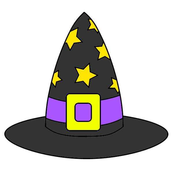 dibujos de Sombrero de Bruja