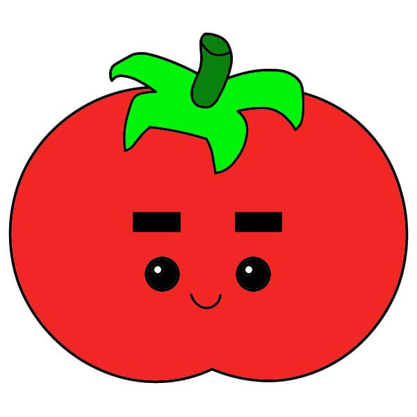 dibujos de Tomate 3-7