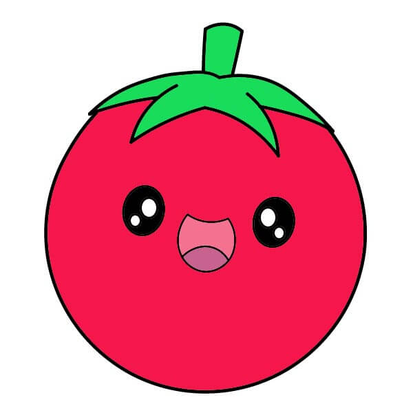 dibujos de Tomate 4-6