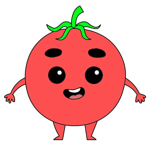 dibujos de Tomate 5-7