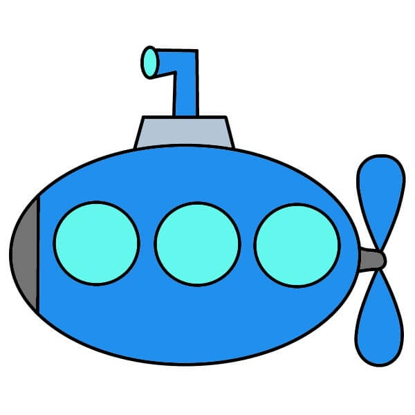 dibujos de Submarino
