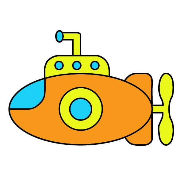 dibujos de Submarino 2-9