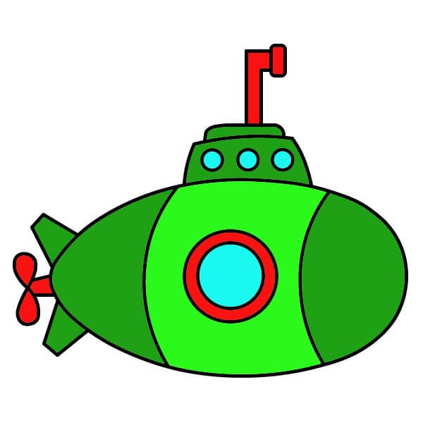 dibujos de Submarino 3-9
