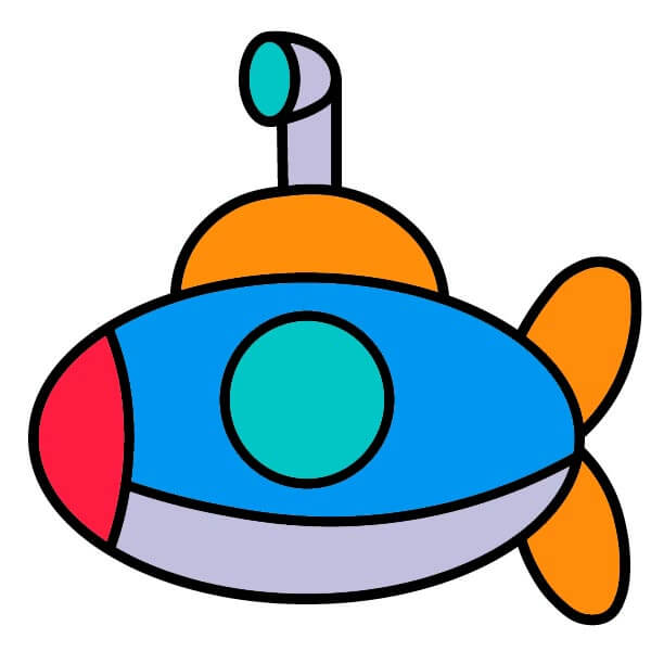 dibujos de Submarino 4-7