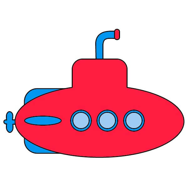 dibujos de Submarino 5-7