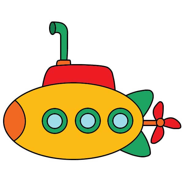 dibujos de Submarino 6-8