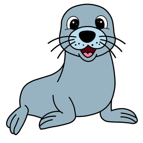 dibujos de León marino 4-11