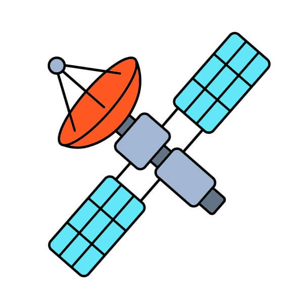 dibujos de Satélite