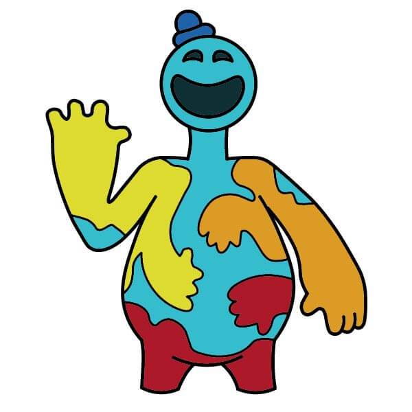 dibujos de Doey the Doughman Poppy Playtime 10