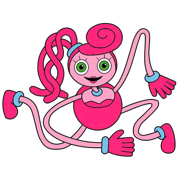 dibujos de Mommy Long Legs Poppy Playtime 10