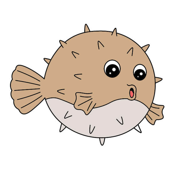 dibujos de Pez globo