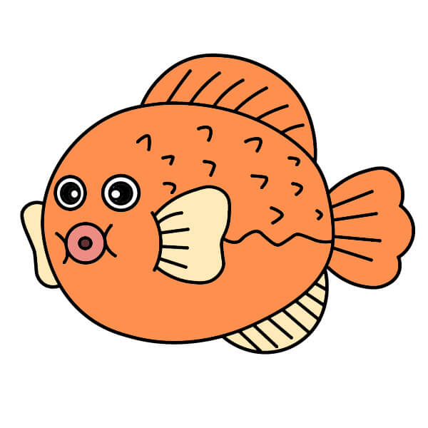 dibujos de Pez globo 3-10