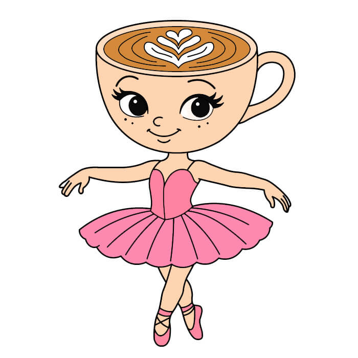 dibujos de Ballerina-Cappuccina-12