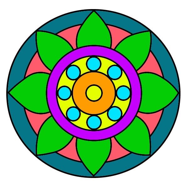 dibujos de Mandala 2-9