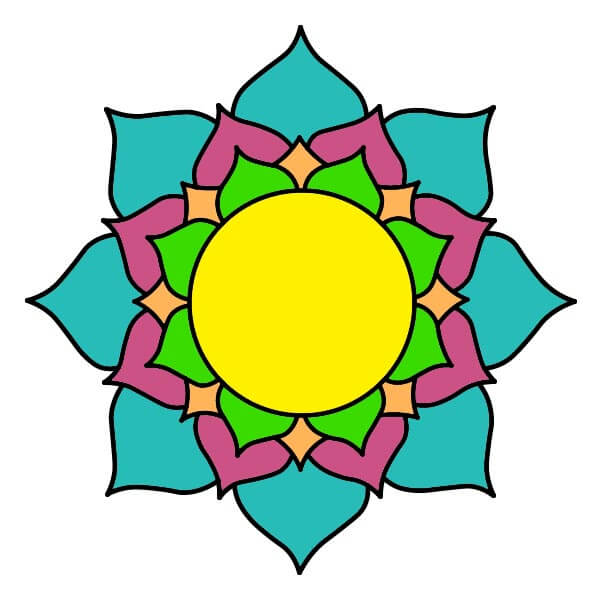 dibujos de Mandala 4-6