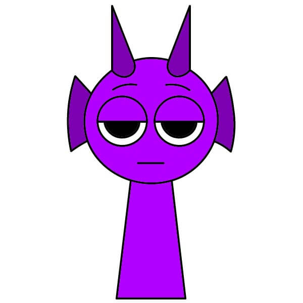 dibujos de Durple Incredibox Sprunki 8