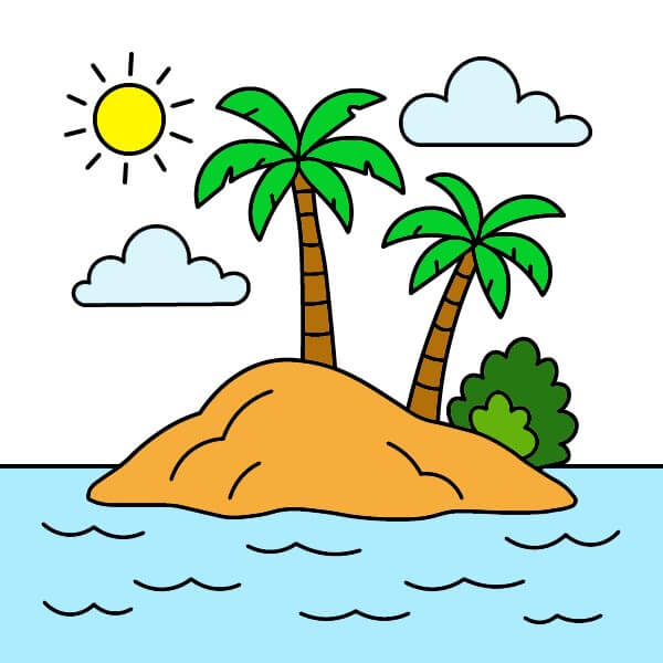 dibujos de Isla 5-10