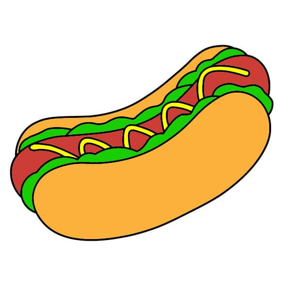 dibujos de Hot Dog 6-7