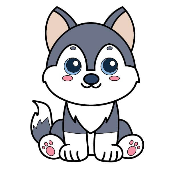 dibujos de Husky