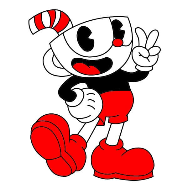 dibujos de Cuphead