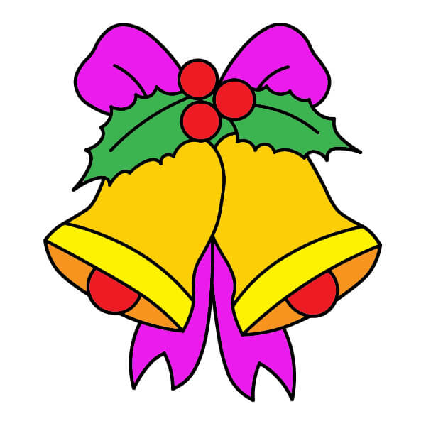 dibujos de Campanas de Navidad